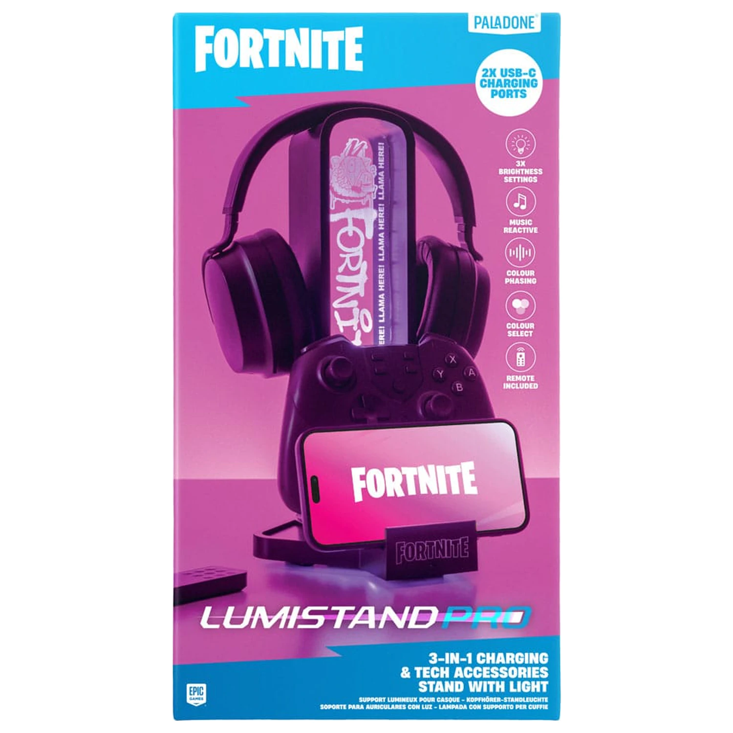 Fortnite Desk Headphone Stand with Light 30 cm product photo