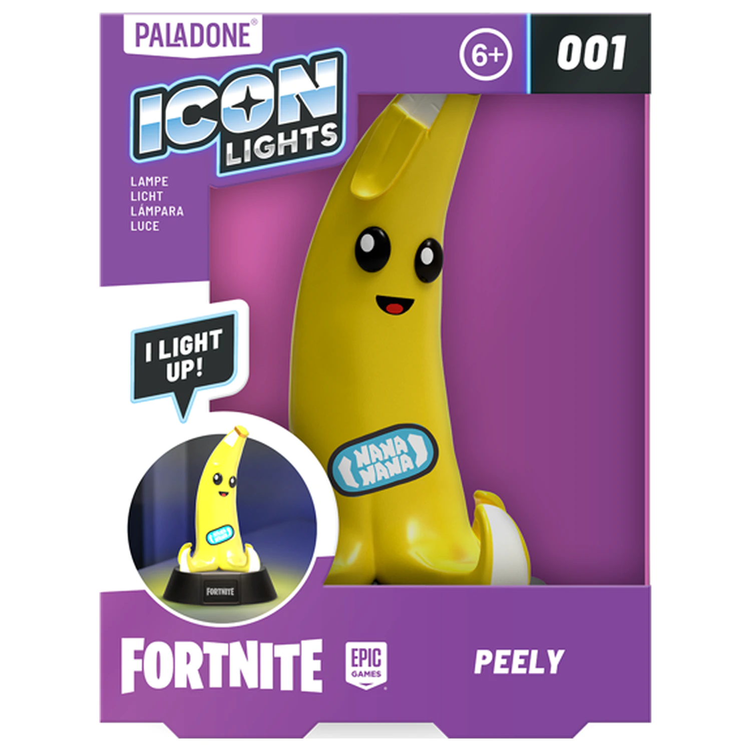 FORTNITE Peely Icon Lamp 11 cm product photo