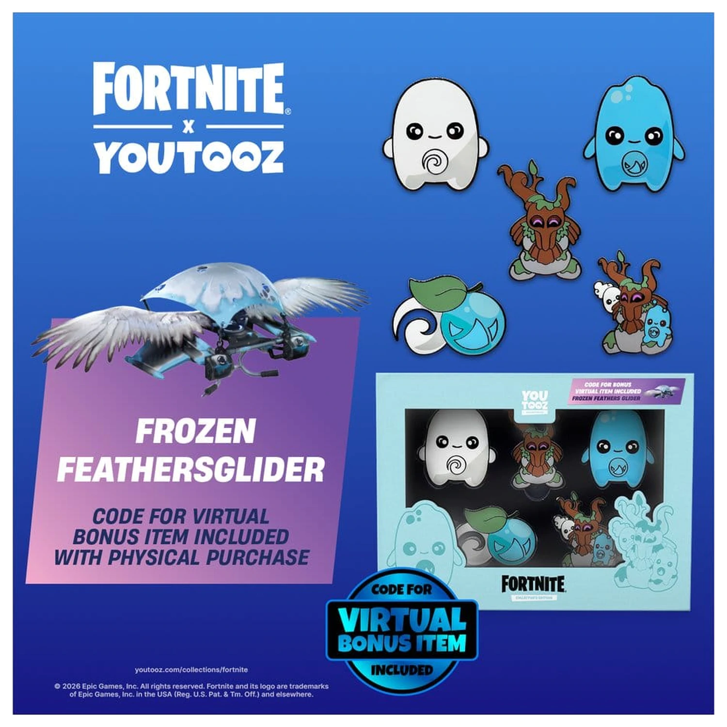 Fortnite Pin Badge 5-Pack Sprite Set 5 cm product photo