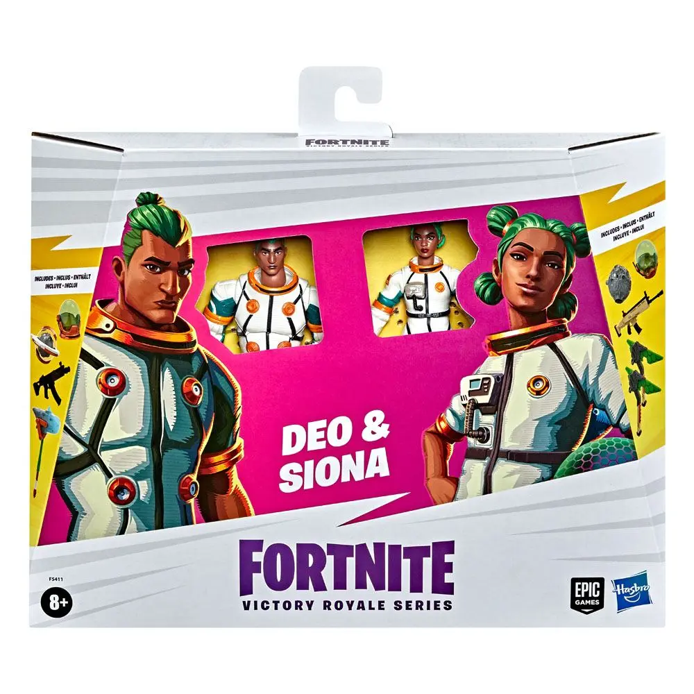 Fortnite Victory Royale Series Action Figures 2022 Battle Royale Pack Deo &amp; Siona 15 cm product photo