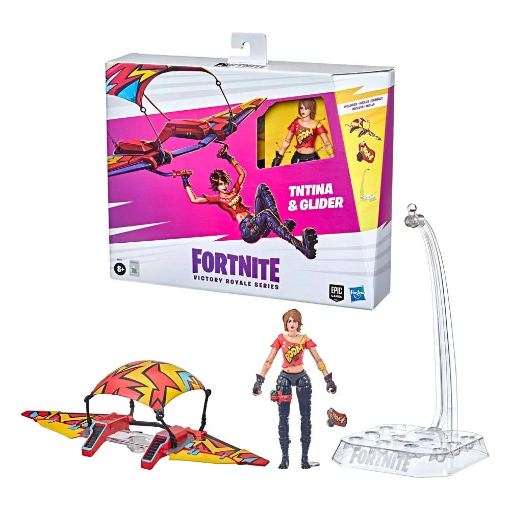 Fortnite Victory Royale Series Action Figures 2022 Battle Royale Pack TNTina &amp; Glider 15 cm product photo