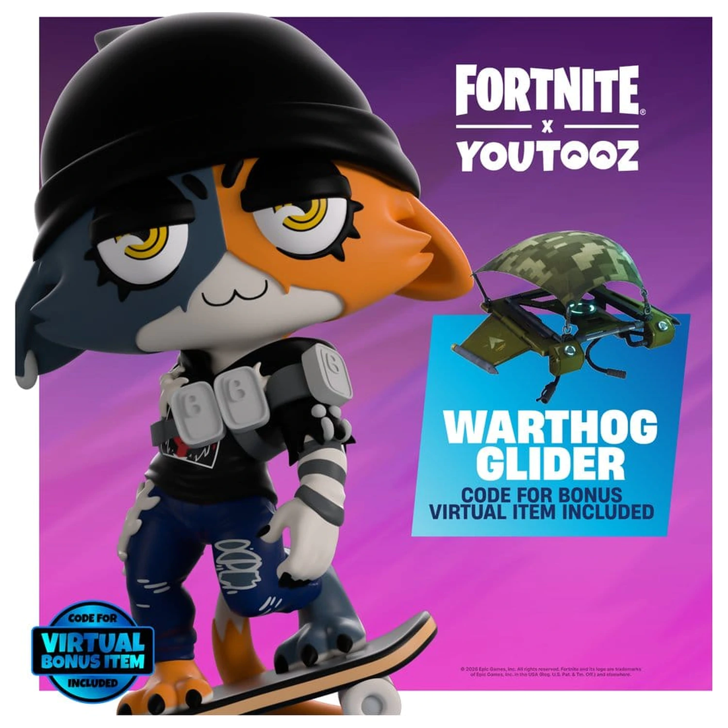 Fortnite Vinyl Figure Meow Skulls 13 cm                product photo