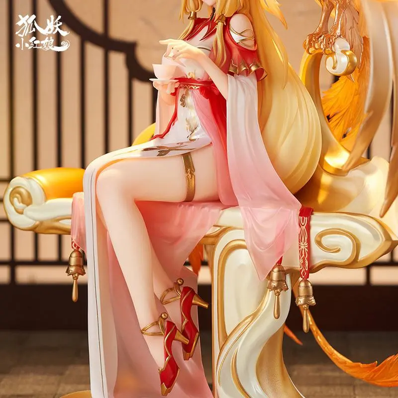 Fox Spirit Matchmaker PVC Statue 1/7 Honghong Tushan Golden Feather Dress Ver. 27 cm product photo