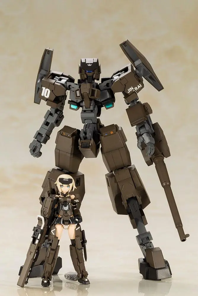 Frame Arms Girl Plastic Model Kit Handscale Gourai with Jinrai Armor 17 cm product photo
