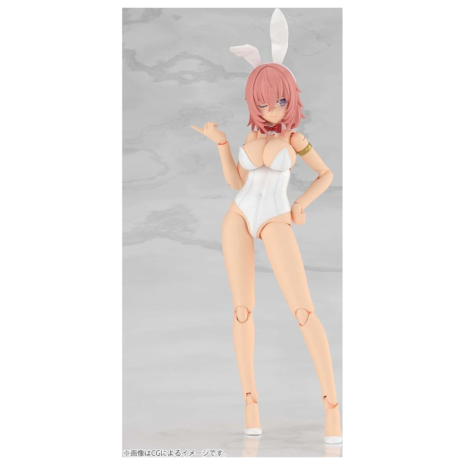 Frame Arms Girl Plastic Model Kit Durga I Bunny Style White 18 cm product photo