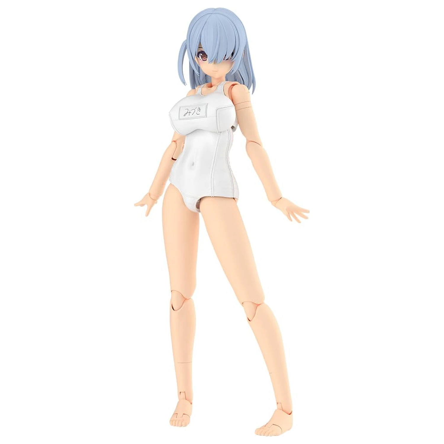 Frame Arms Girl Plastic Model Kit Mizuki School Swimsuits White Ver. 16 cm product photo