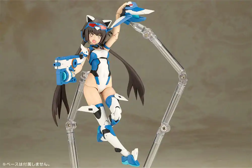 Frame Arms Girl Plastic Model Kit Stylet Swimsuit Blue Impulse Color Ver. 16 cm product photo