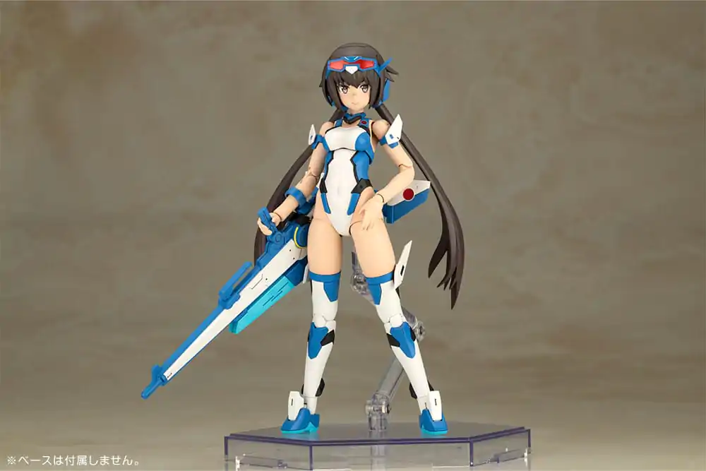 Frame Arms Girl Plastic Model Kit Stylet Swimsuit Blue Impulse Color Ver. 16 cm product photo