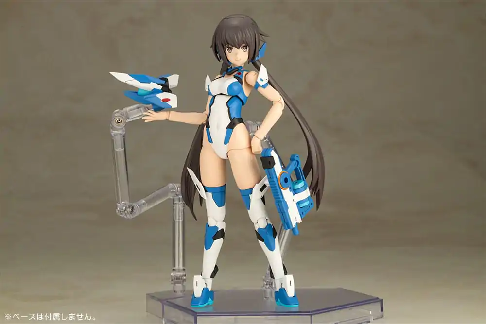 Frame Arms Girl Plastic Model Kit Stylet Swimsuit Blue Impulse Color Ver. 16 cm product photo