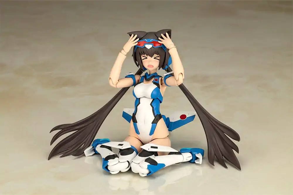 Frame Arms Girl Plastic Model Kit Stylet Swimsuit Blue Impulse Color Ver. 16 cm product photo