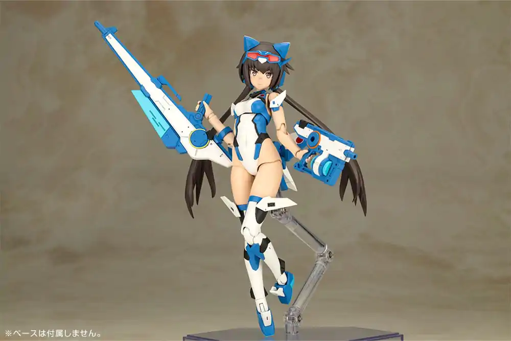 Frame Arms Girl Plastic Model Kit Stylet Swimsuit Blue Impulse Color Ver. 16 cm product photo