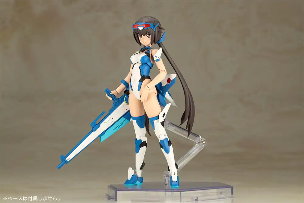 Frame Arms Girl Plastic Model Kit Stylet Swimsuit Blue Impulse Color Ver. 16 cm product photo