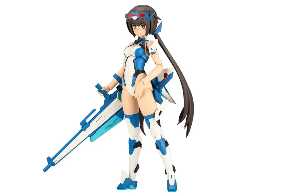 Frame Arms Girl Plastic Model Kit Stylet Swimsuit Blue Impulse Color Ver. 16 cm product photo