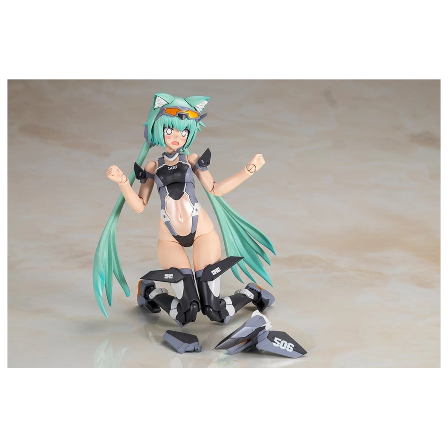Frame Arms Girl Plastic Model Kit Stylet Swimsuit Low Visibility Ver. 16 cm product photo