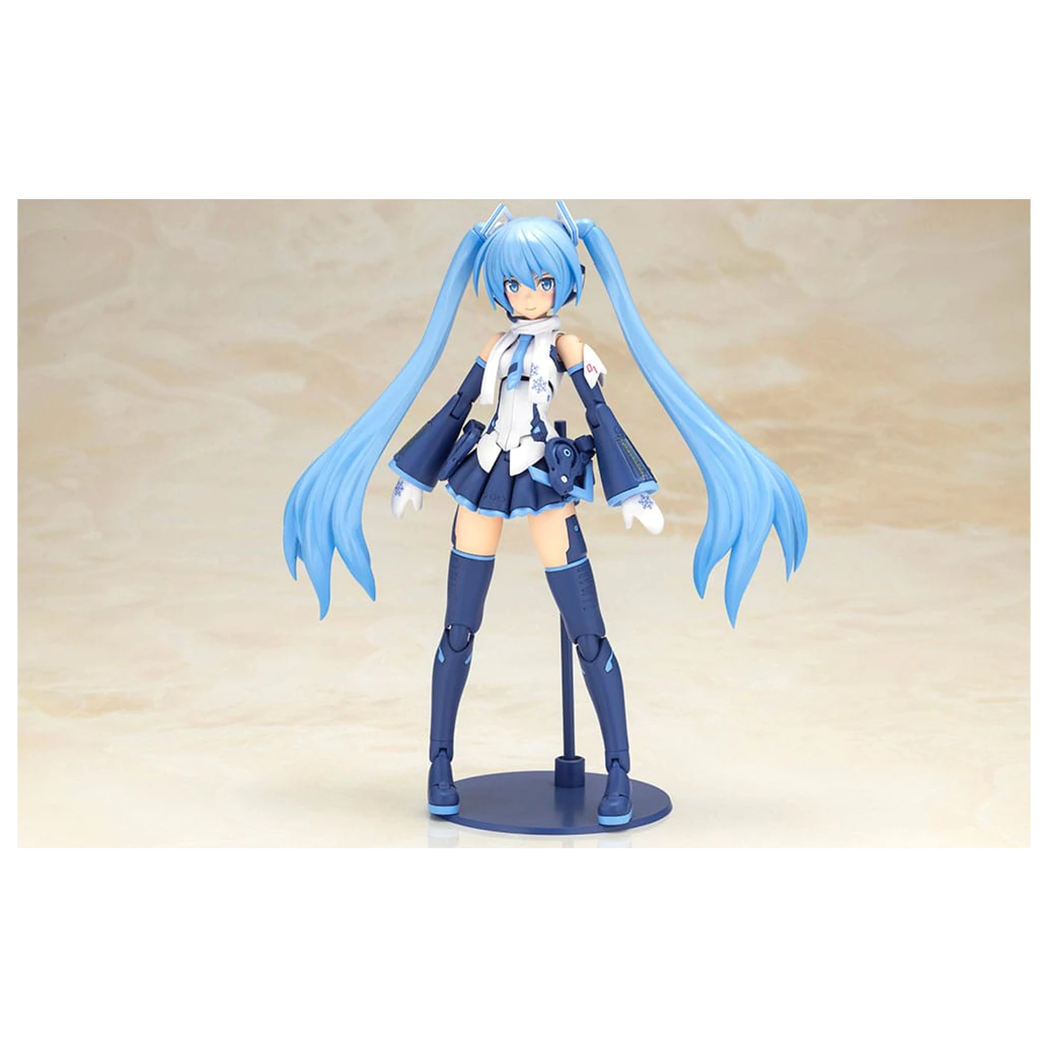 Frame Arms Girl x Hatsune Miku Plastic Model Kit Frame Music Girl Snow Miku Another Color Ver. 15 cm  product photo