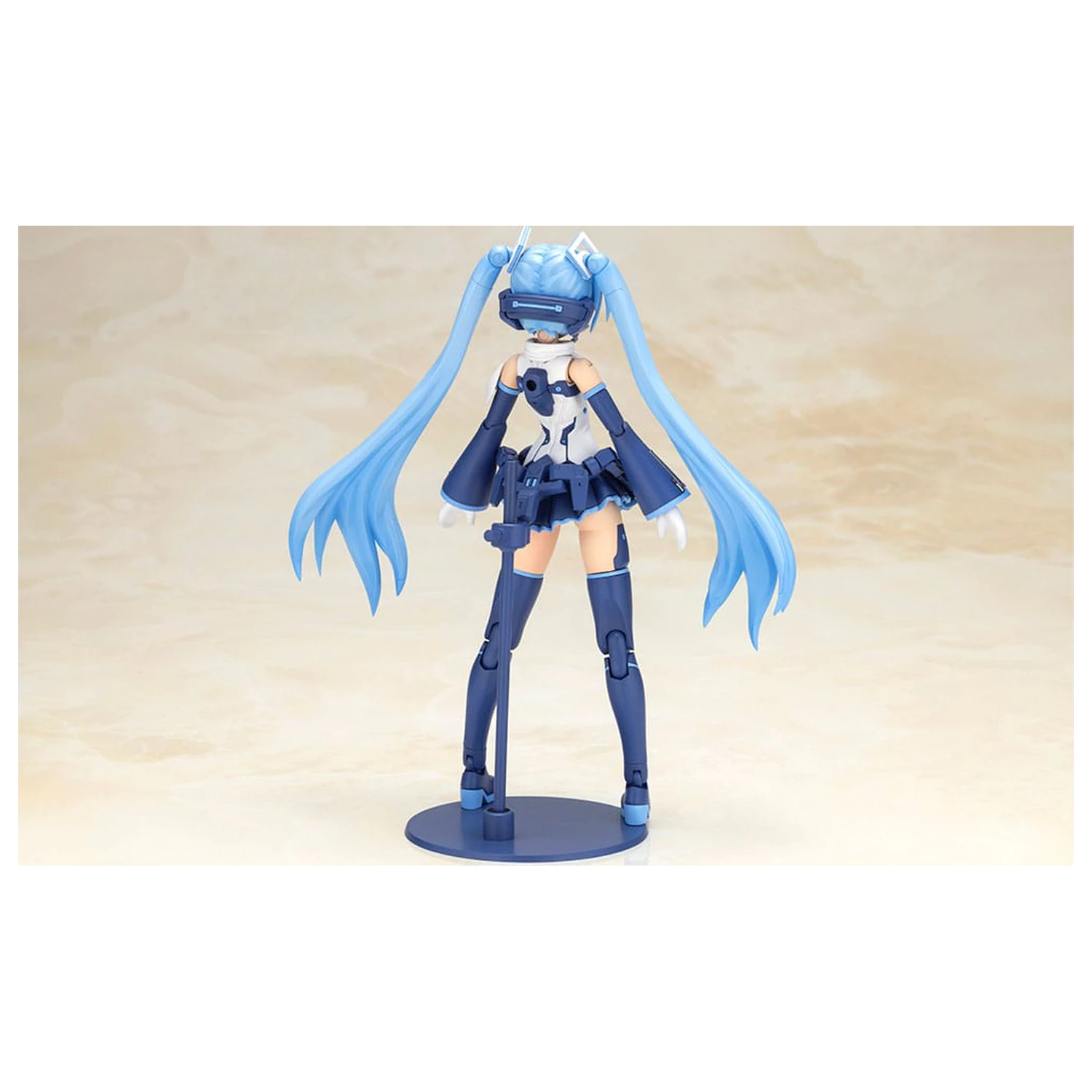 Frame Arms Girl x Hatsune Miku Plastic Model Kit Frame Music Girl Snow Miku Another Color Ver. 15 cm  product photo