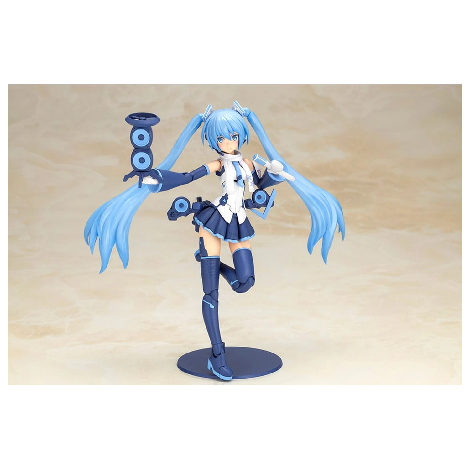 Frame Arms Girl x Hatsune Miku Plastic Model Kit Frame Music Girl Snow Miku Another Color Ver. 15 cm  product photo