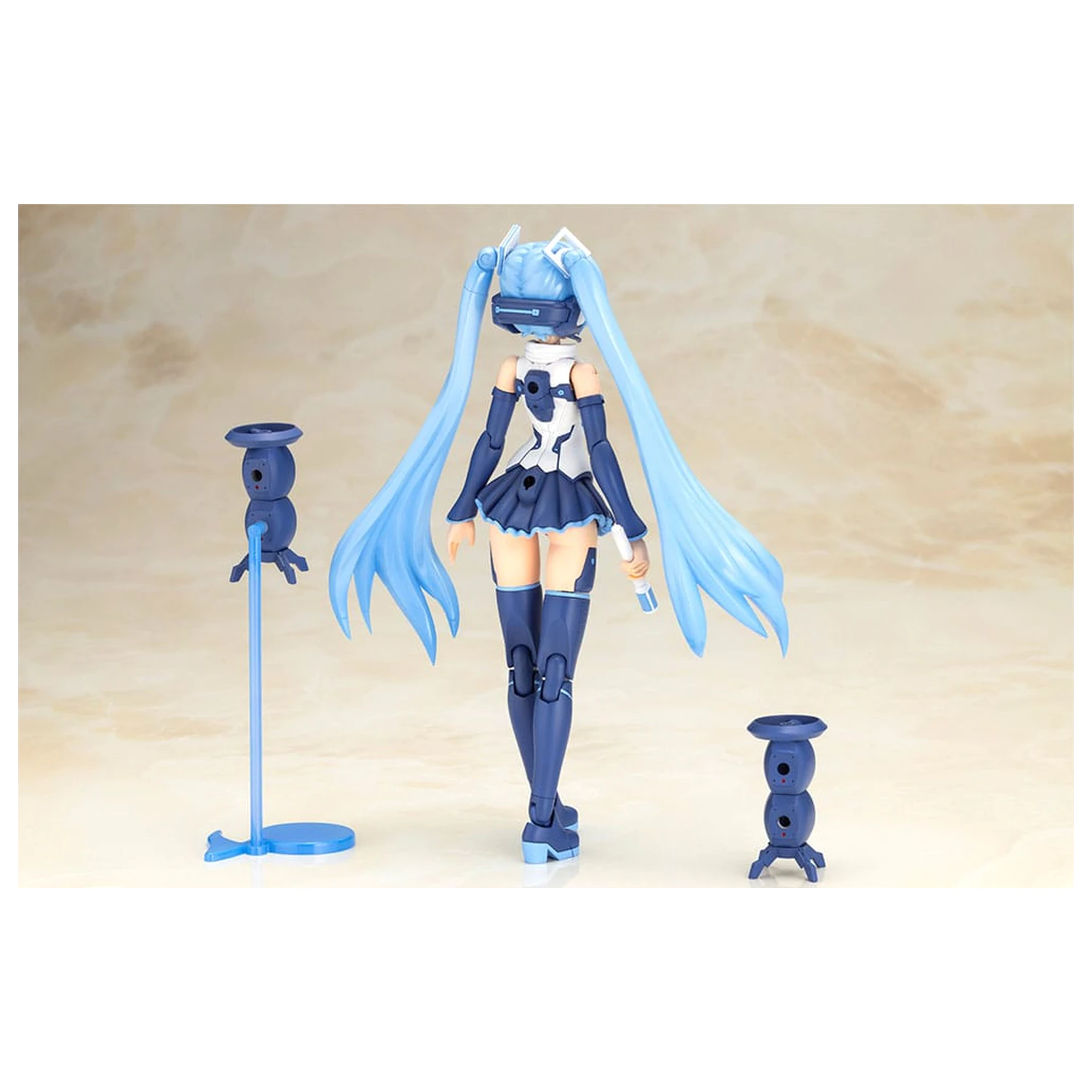Frame Arms Girl x Hatsune Miku Plastic Model Kit Frame Music Girl Snow Miku Another Color Ver. 15 cm  product photo