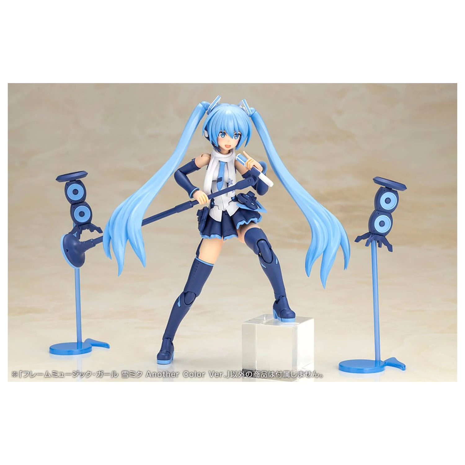 Frame Arms Girl x Hatsune Miku Plastic Model Kit Frame Music Girl Snow Miku Another Color Ver. 15 cm  product photo