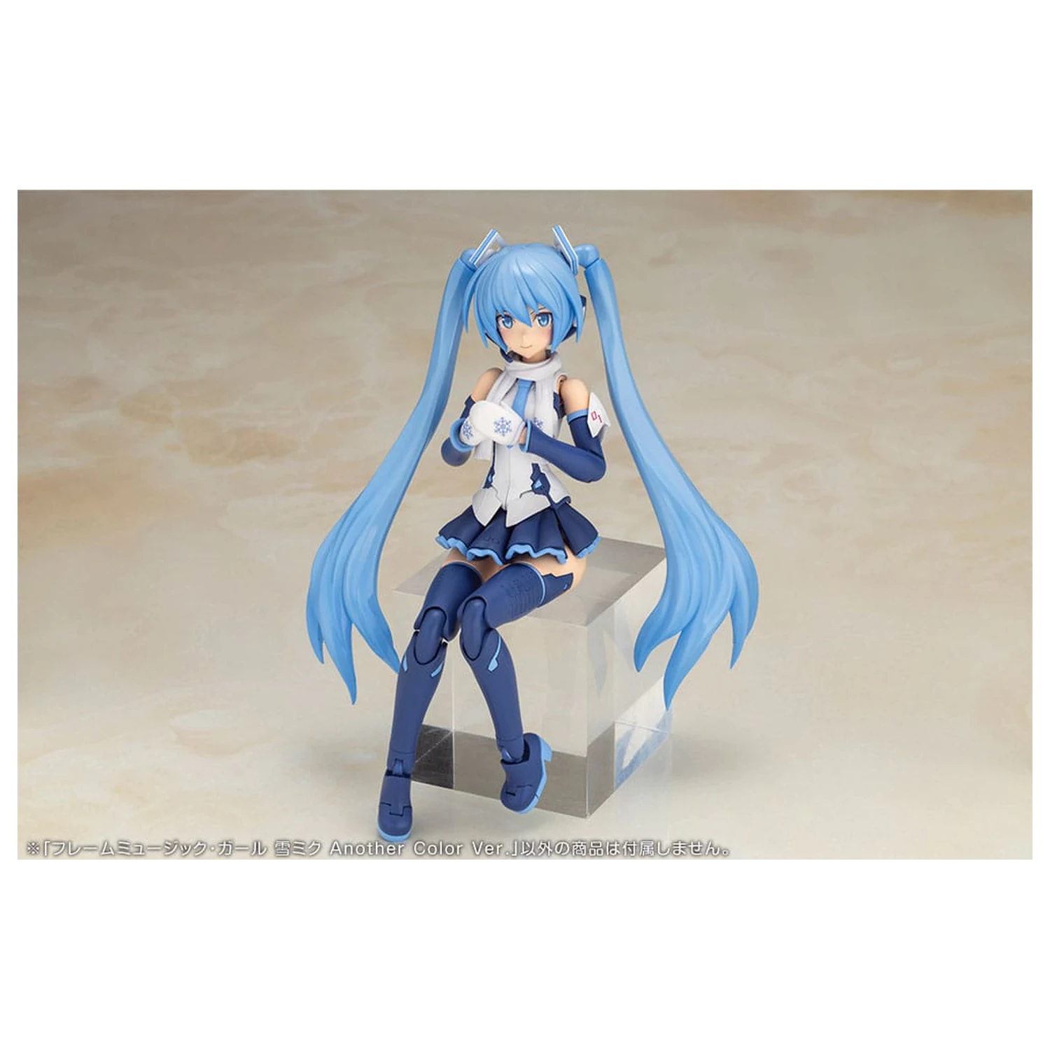Frame Arms Girl x Hatsune Miku Plastic Model Kit Frame Music Girl Snow Miku Another Color Ver. 15 cm  product photo