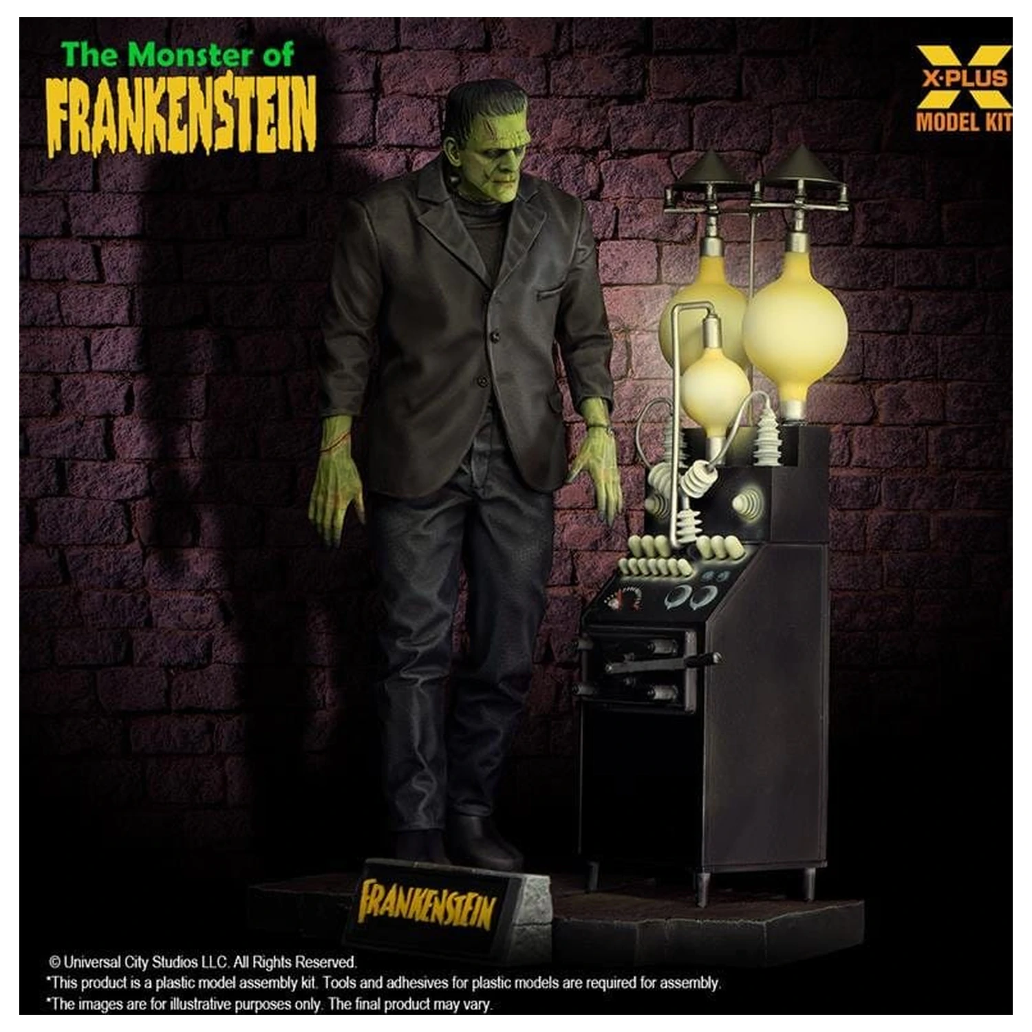 Frankenstein Plastic Model Kit 1/8 The Monster of Frankenstein 27 cm    product photo