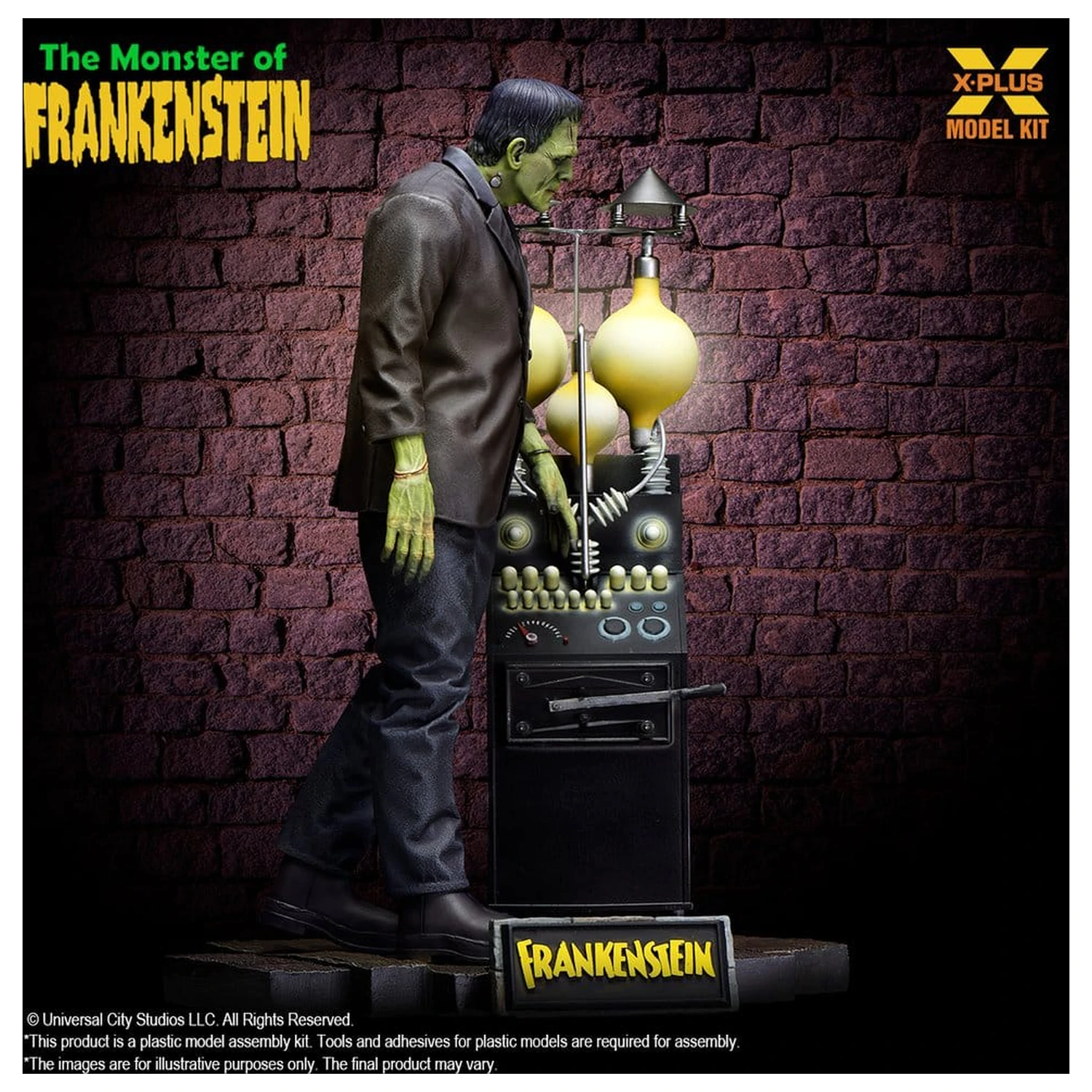 Frankenstein Plastic Model Kit 1/8 The Monster of Frankenstein 27 cm    product photo