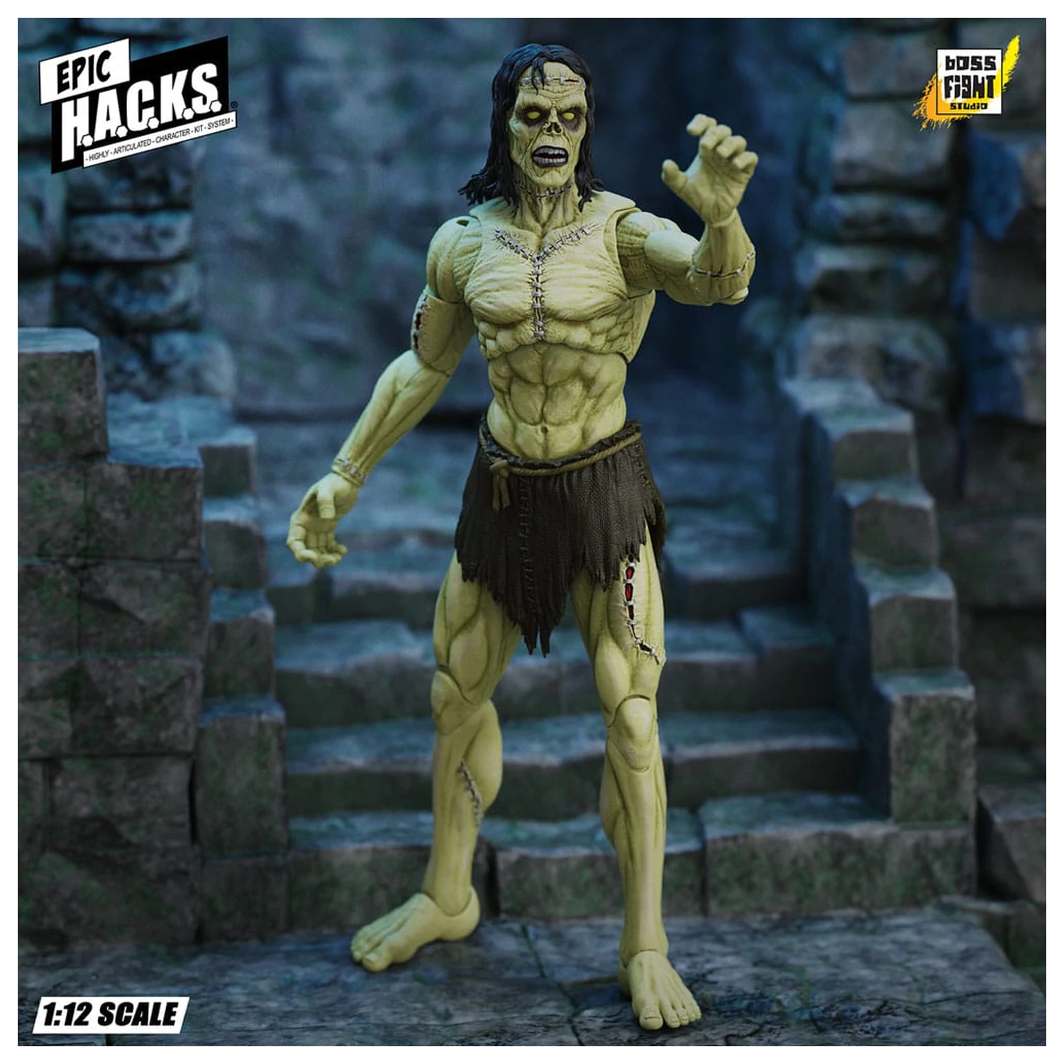 Frankenstein's Monster Epic H.A.C.K.S. Action Figure 1/12 Undead Creature 19 cm  product photo