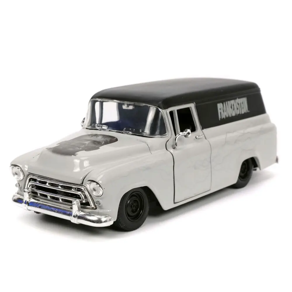 Frankenstein Chevy Suburban Delivery 1957 car + figure set product photo