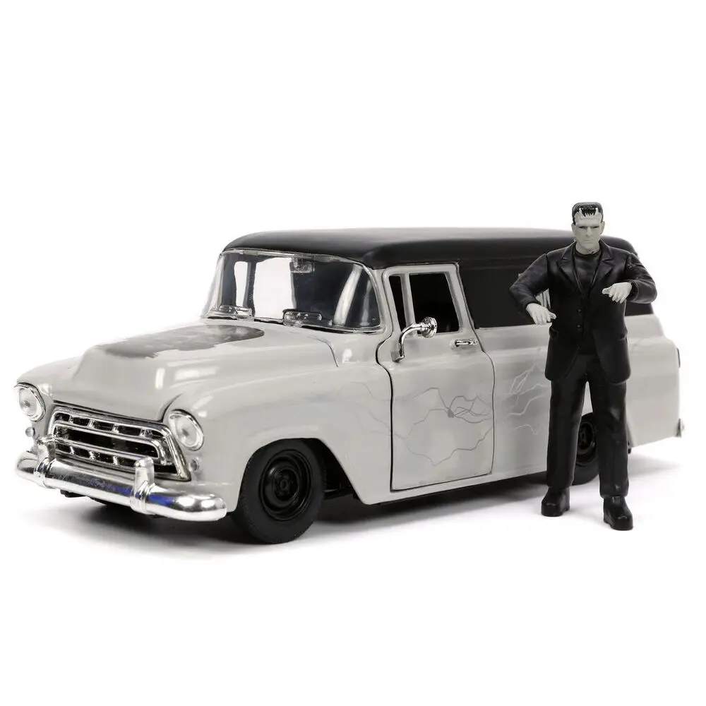 Frankenstein Chevy Suburban Delivery 1957 car + figure set product photo