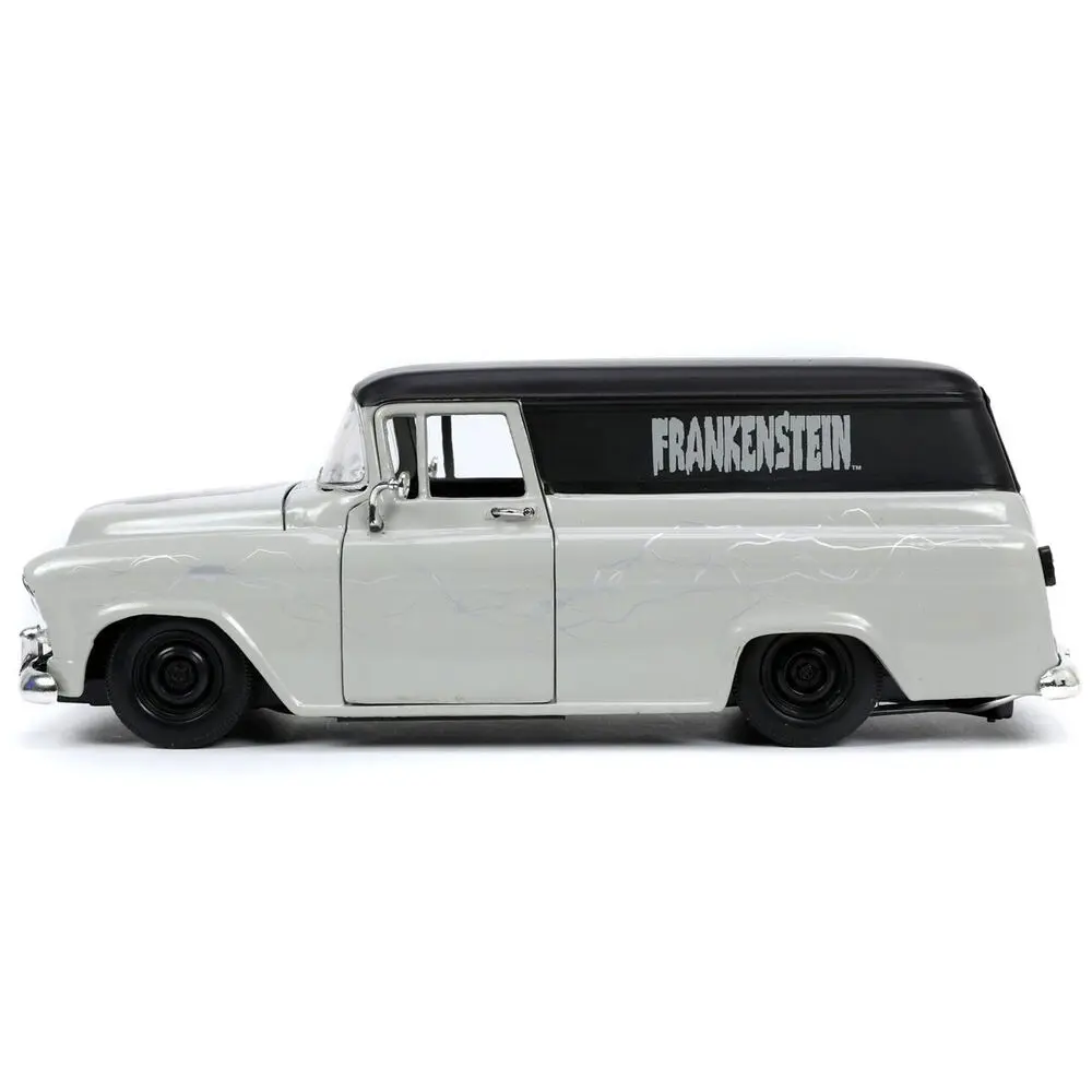 Frankenstein Chevy Suburban Delivery 1957 car + figure set product photo