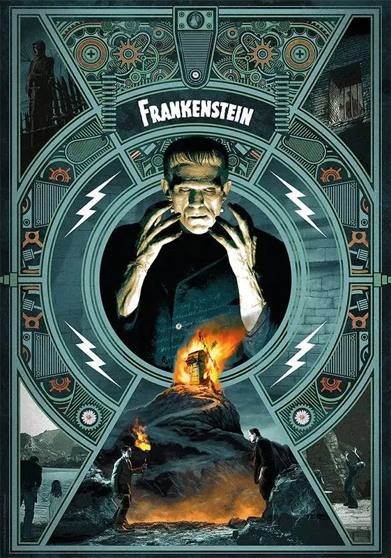Frankenstein Art Print Limited Edition 42 x 30 cm product photo