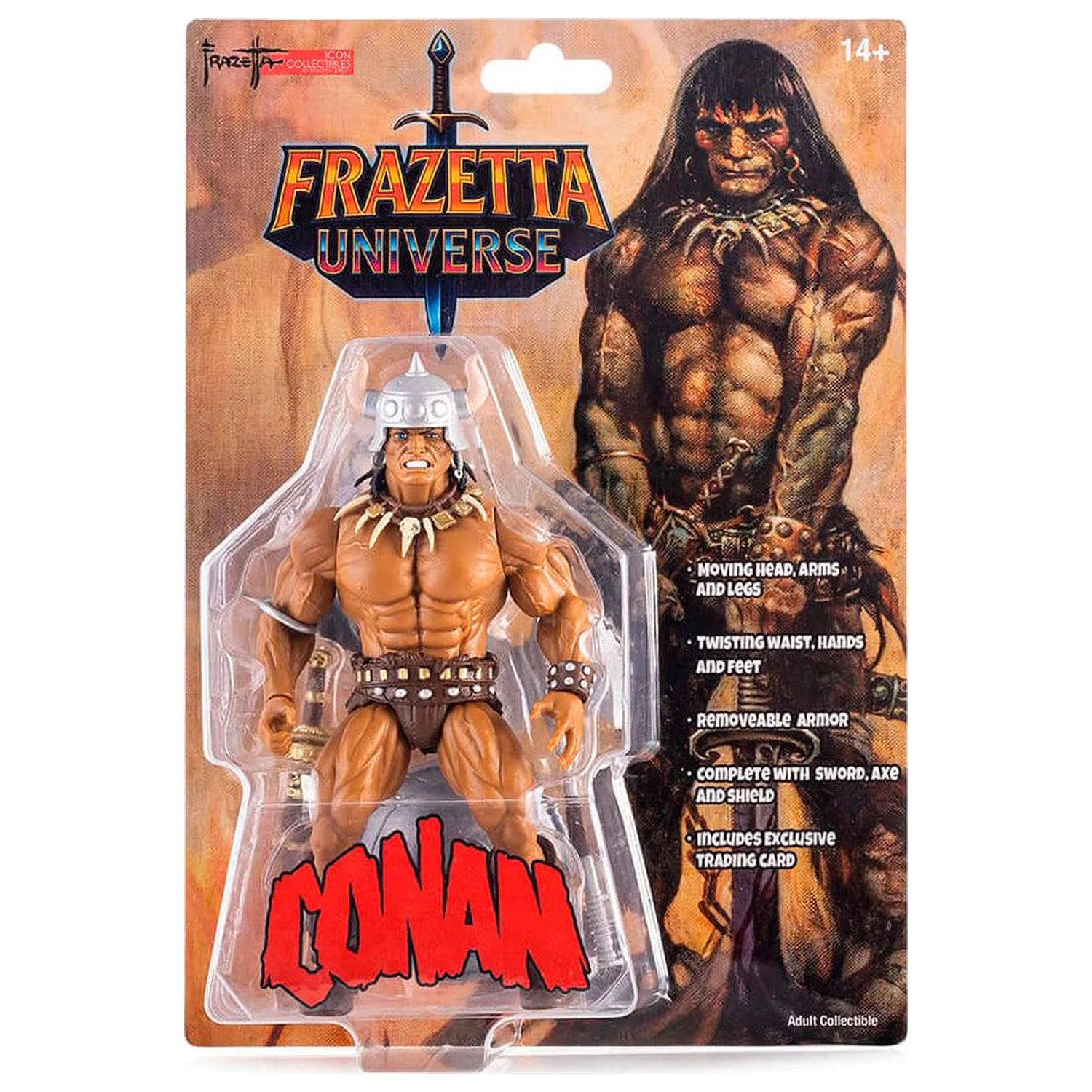 Frazetta Icon Conan The Barbarian figure 14cm product photo