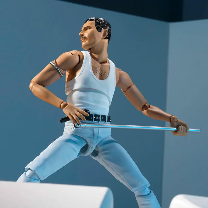 Freddie Mercury 1985 Live Aid Version S.H. Figuarts figure 15cm product photo