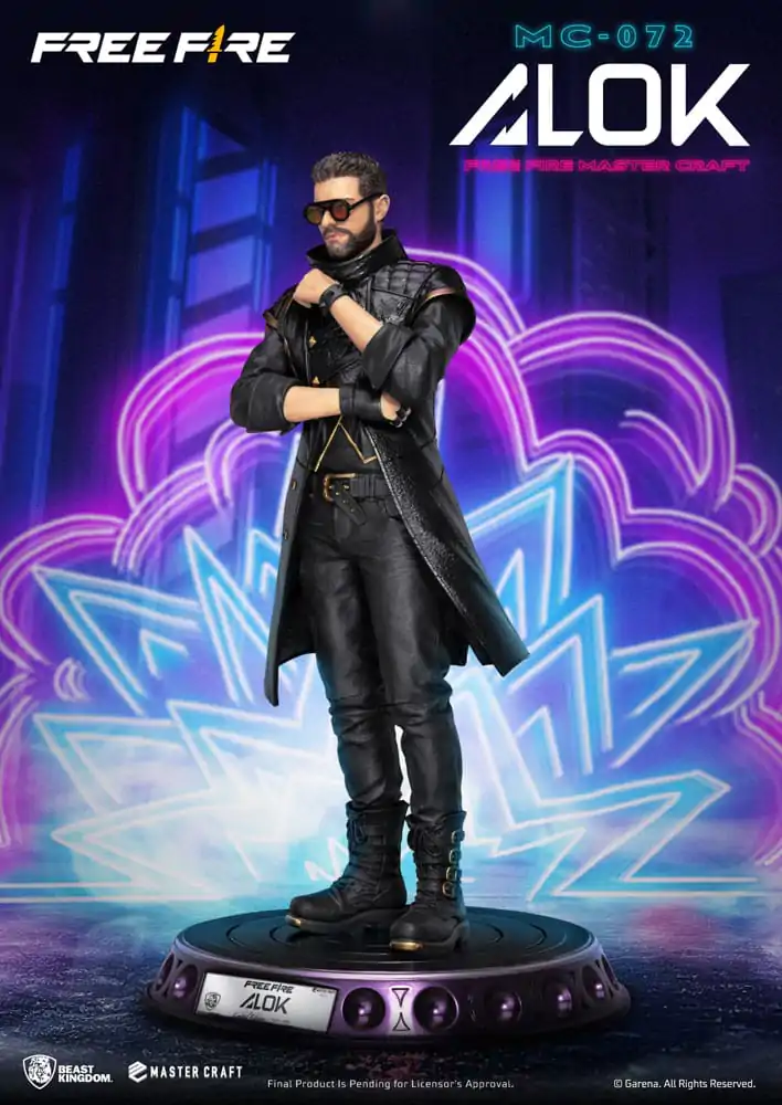 Free Fire Master Craft Statue Alok 40 cm product photo