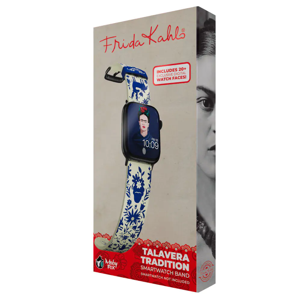 Frida Kahlo Talavera Tradition Smartwatch strap + face designs product photo