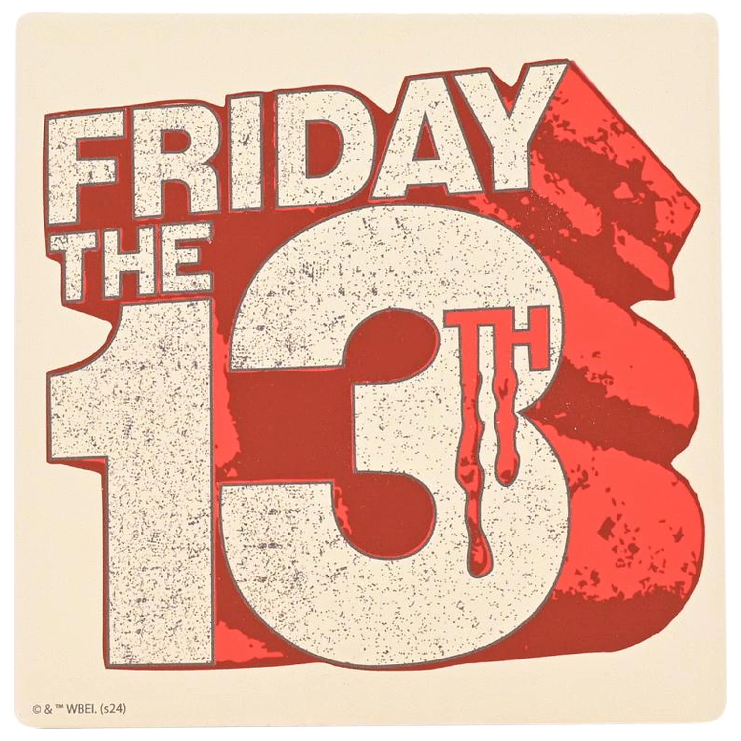 Friday 13th Logo Ceramic Square Coaster product photo