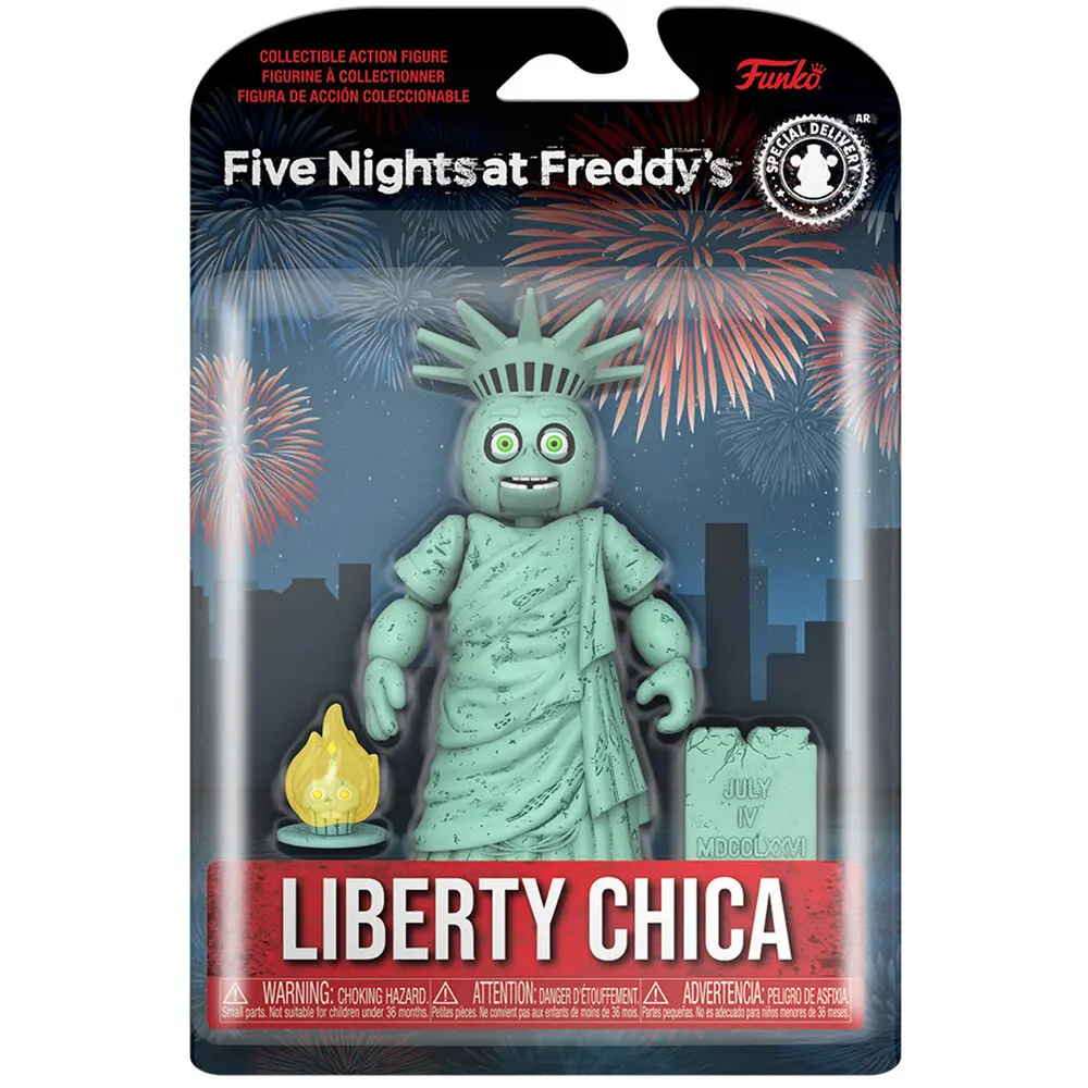 Five Nights at Freddy's Action Figure Liberty Chica 13 cm product photo