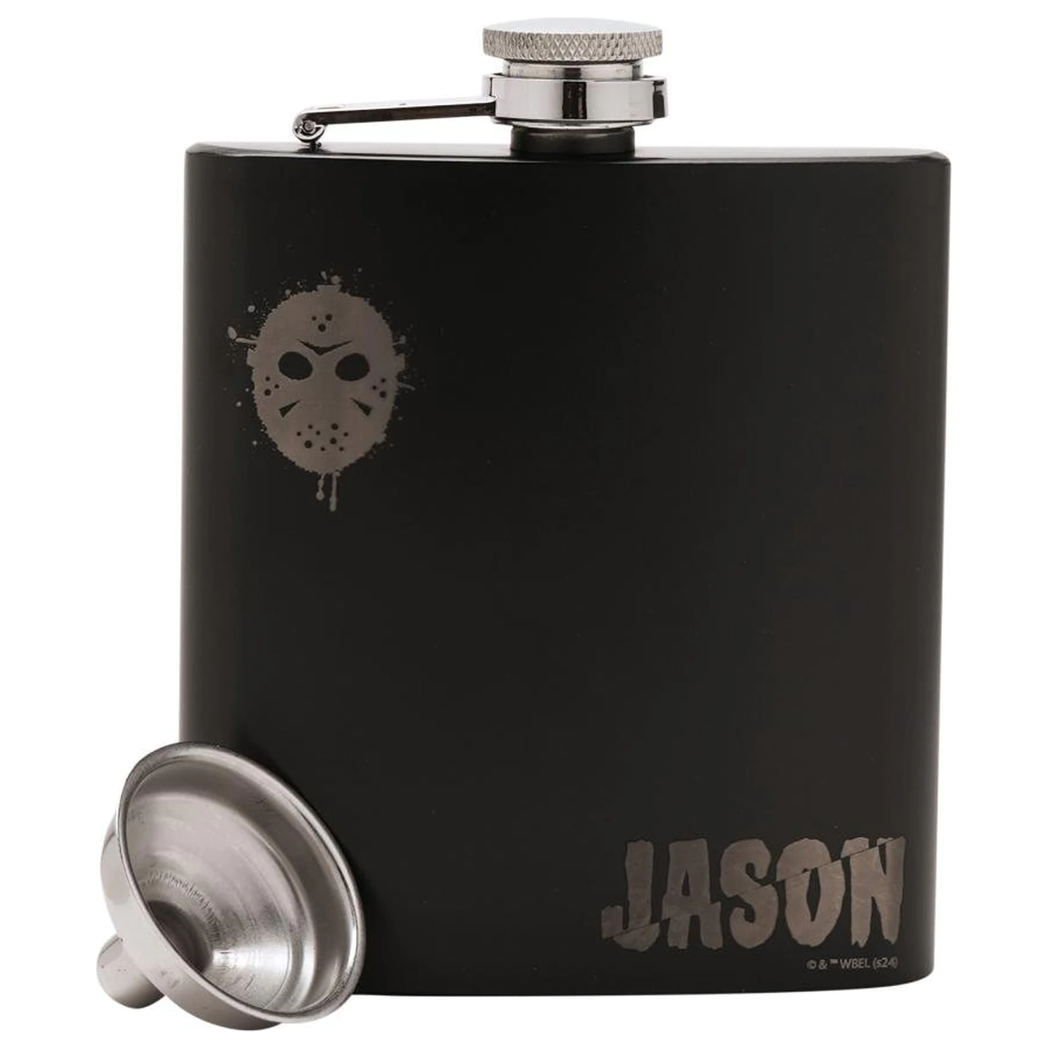 Friday the 13th Jason & Mask Hip Flask 177ml + Funnel product photo