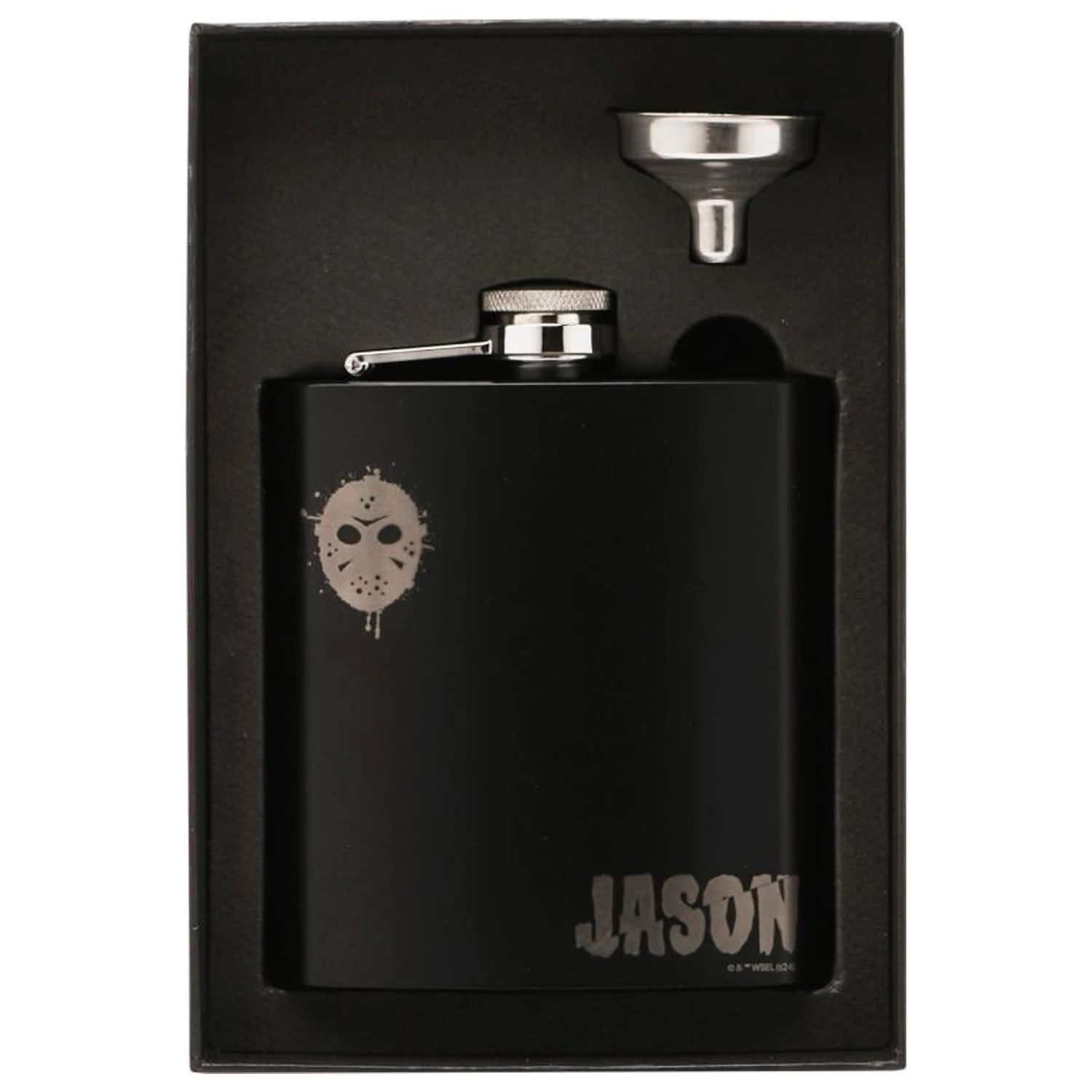 Friday the 13th Jason & Mask Hip Flask 177ml + Funnel product photo