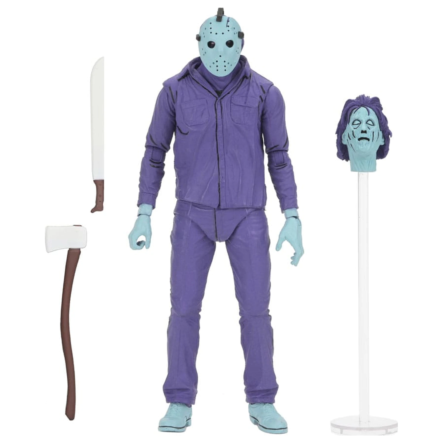 Friday the 13th Action Figure Jason Theme Music Edition (Classic Video Game Appearance) 18 cm product photo