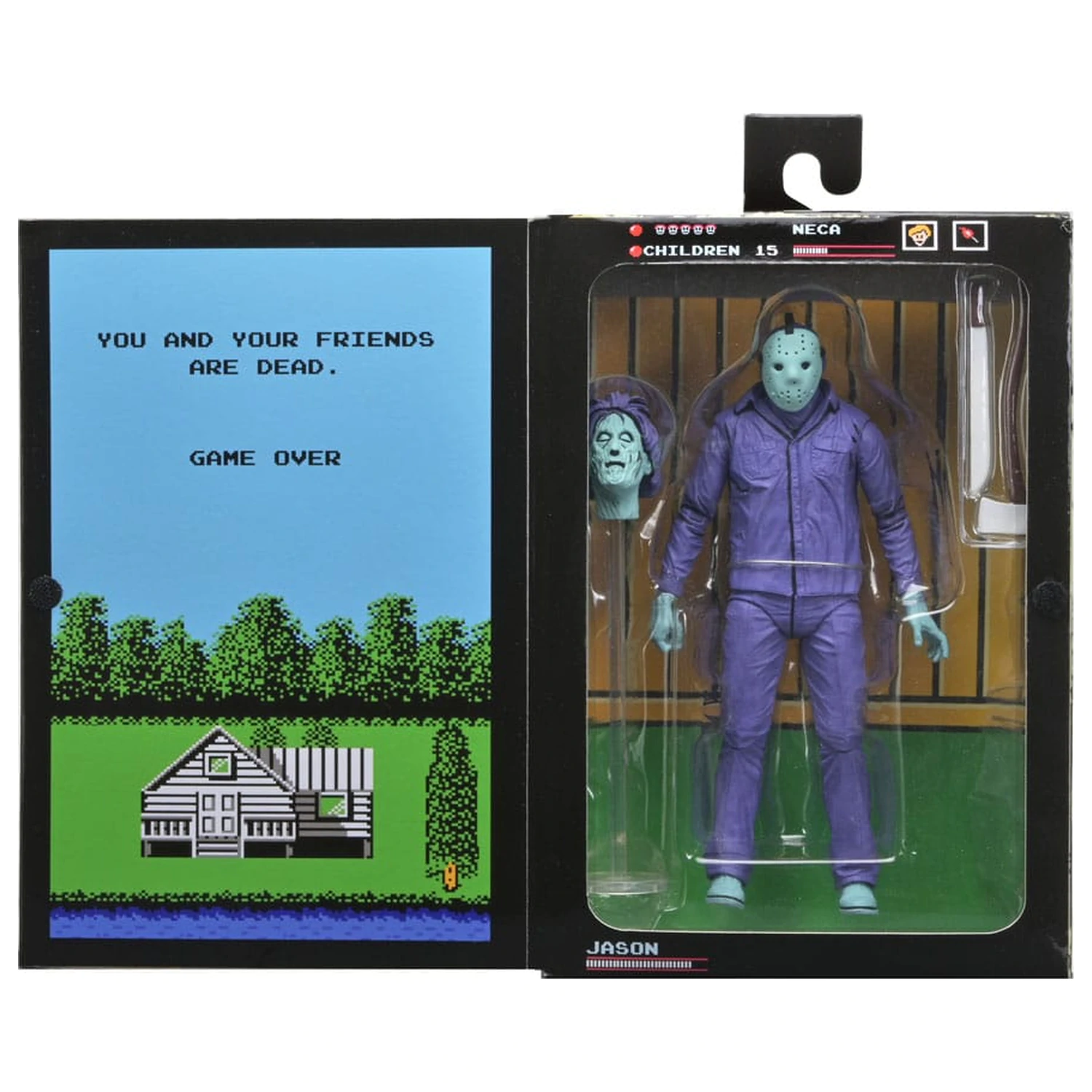 Friday the 13th Action Figure Jason Theme Music Edition (Classic Video Game Appearance) 18 cm product photo