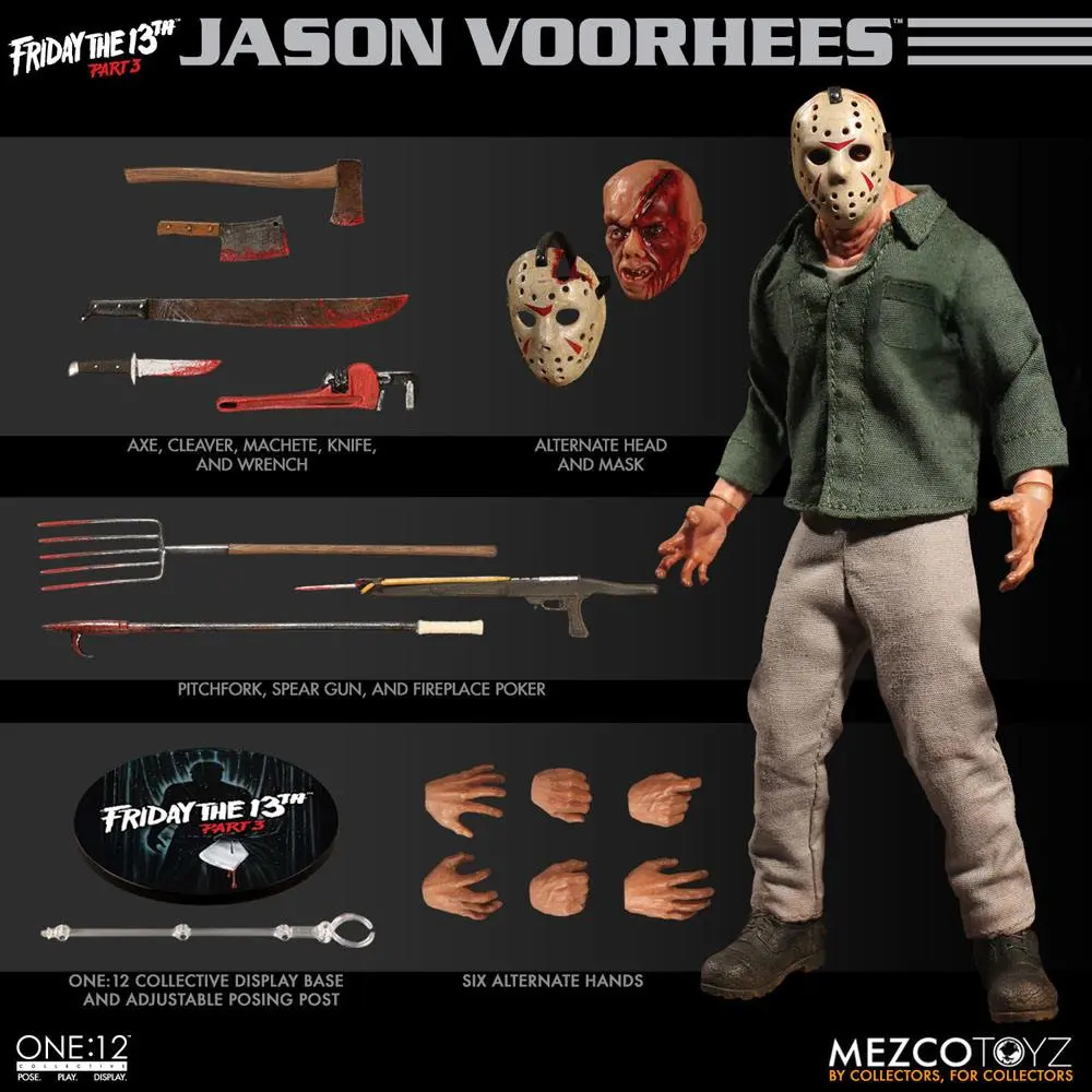 Friday the 13th Part III Action Figure 1/12 Jason Voorhees 16 cm product photo