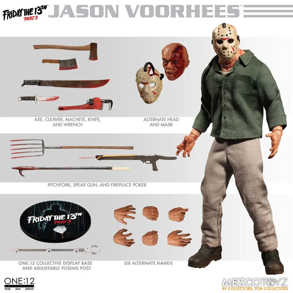 Friday the 13th Part III Action Figure 1/12 Jason Voorhees 16 cm product photo