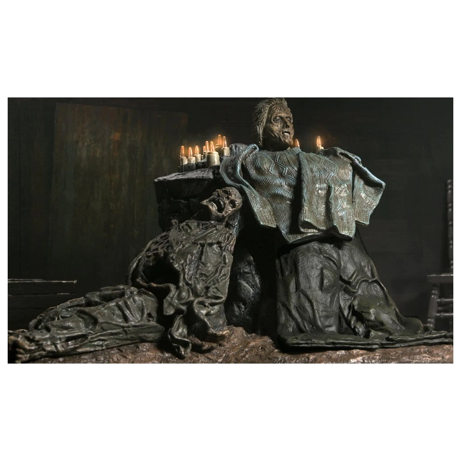 Friday the 13th: The Game Diorama Trenchcoat with Spikes Inferno Room Deluxe Set  product photo