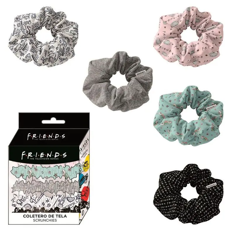 Friends assorted blister 5 hair ties product photo