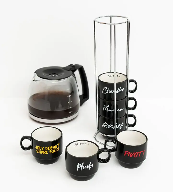 Friends set of 6 mugs 150ml product photo