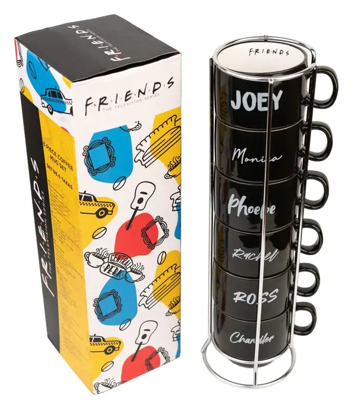 Friends set of 6 mugs 150ml product photo