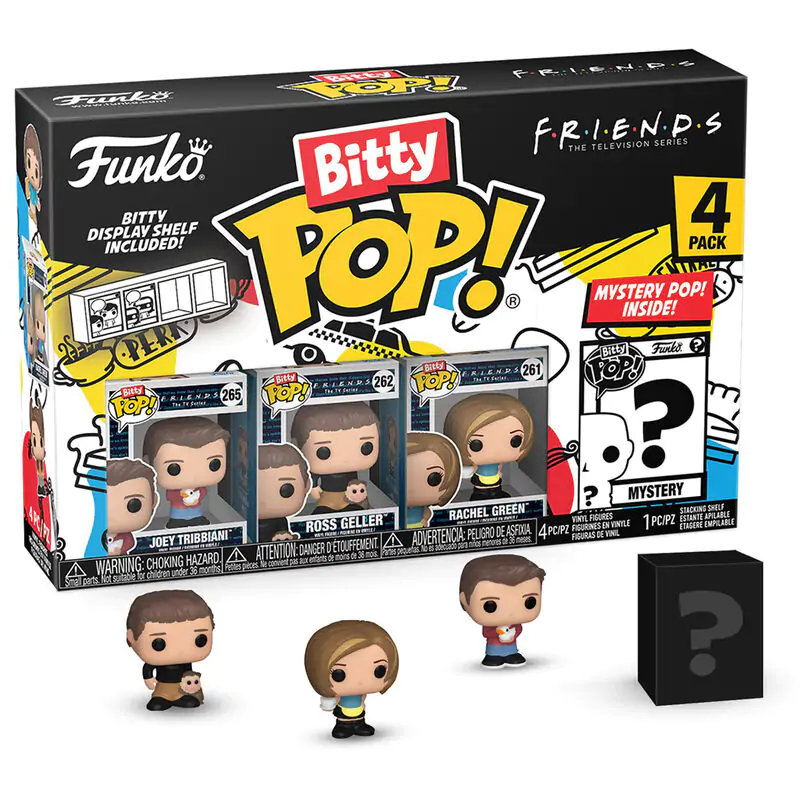 Blister 4 figures Bitty POP Friends Joey termékfotó