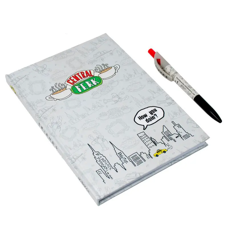 Friends Central Perk set A5 notebook + pen product photo