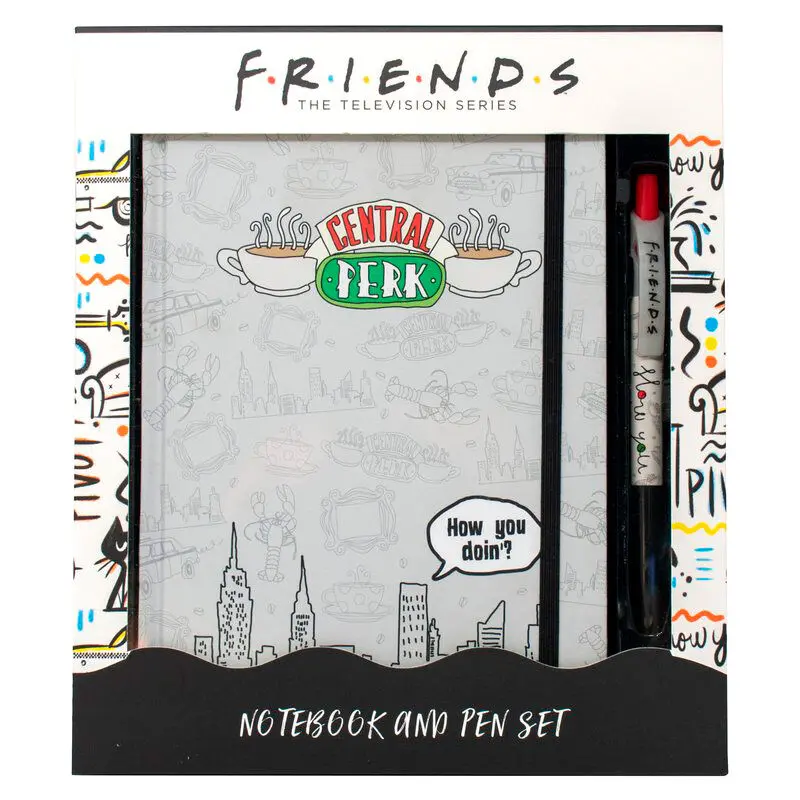 Friends Central Perk set A5 notebook + pen product photo